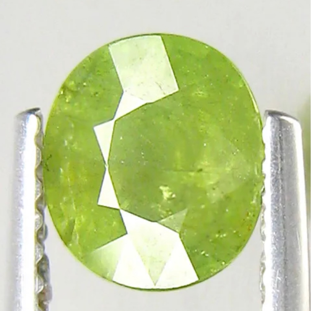 1.53ctw Demantoid Green Garnet • Natural + Untreated